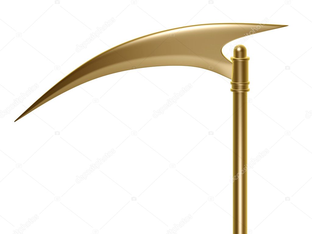 Golden scythe