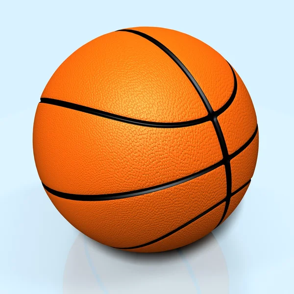 Basketball am Boden — Stockfoto