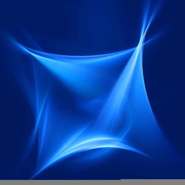 蓝色方形射线 — 图库照片