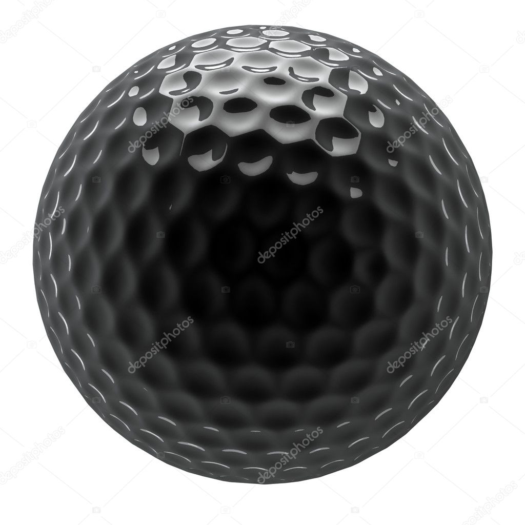 Chrome golf ball