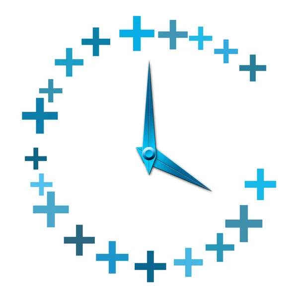 Oraz symbol zegara — Zdjęcie stockowe