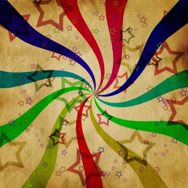 Twirl star background — Stock Photo, Image