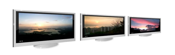 LCD-tv scherm — Stockfoto