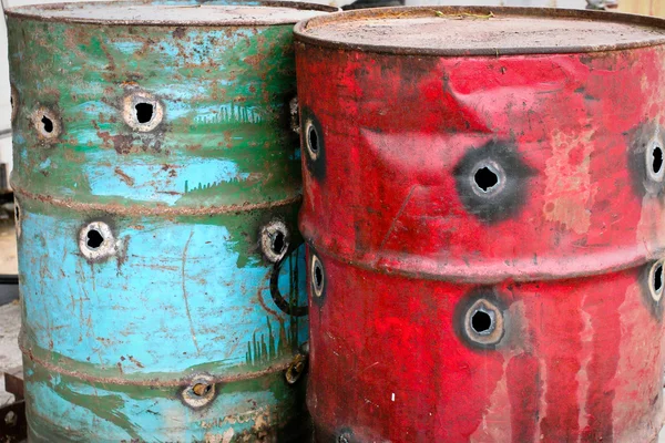 stock image Rusty Oil Drums(Barrels)