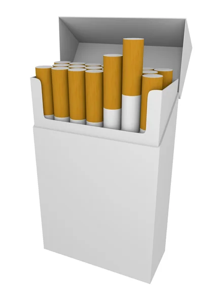 Пакет сигарет — стоковое фото