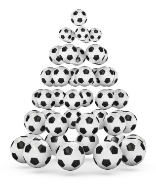 Soccer Fan's Christmas Tree clipart