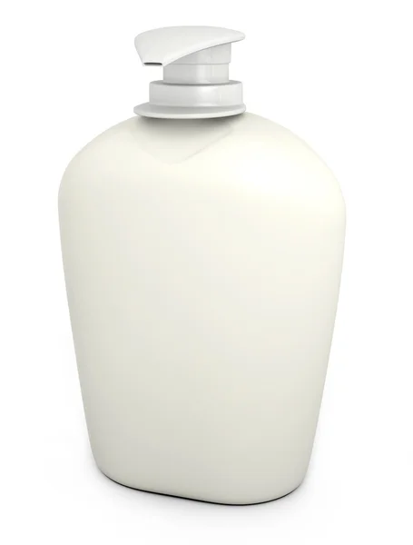 Szappan üveg fehér — Stock Fotó