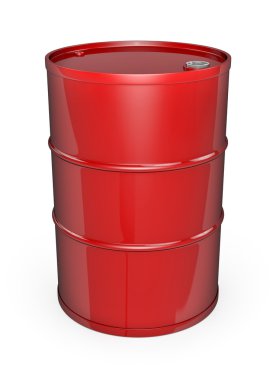 Red oil drum clipart