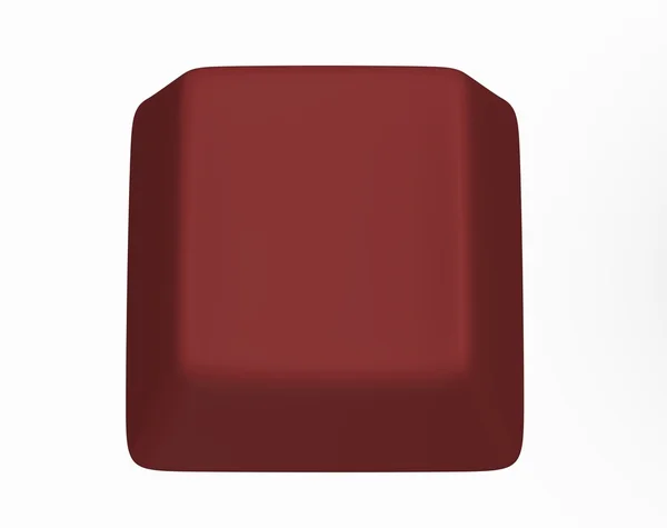 Chave vermelha do computador — Fotografia de Stock