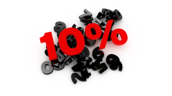 Sale -10% — Stock Photo, Image