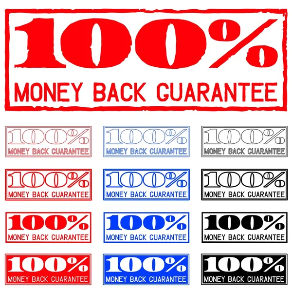 Garantia do dinheiro de volta — Vetor de Stock