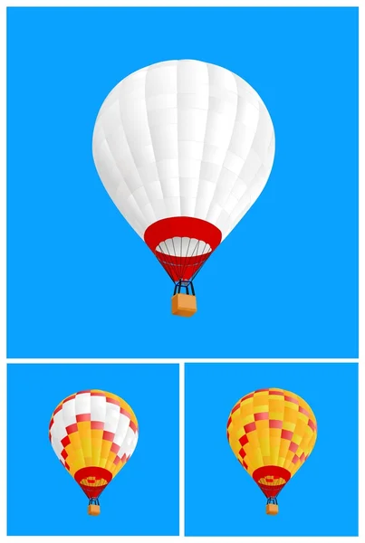 3 horkovzdušné ballon — Stockový vektor
