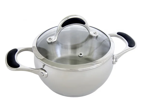 stock image Stainless steel casserole