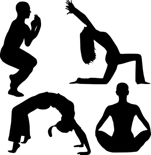 Yoga — Vettoriale Stock