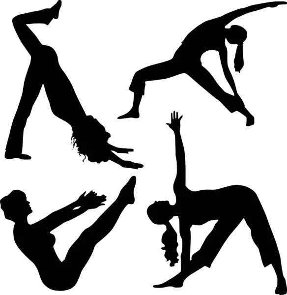 Yoga — Stok Vektör