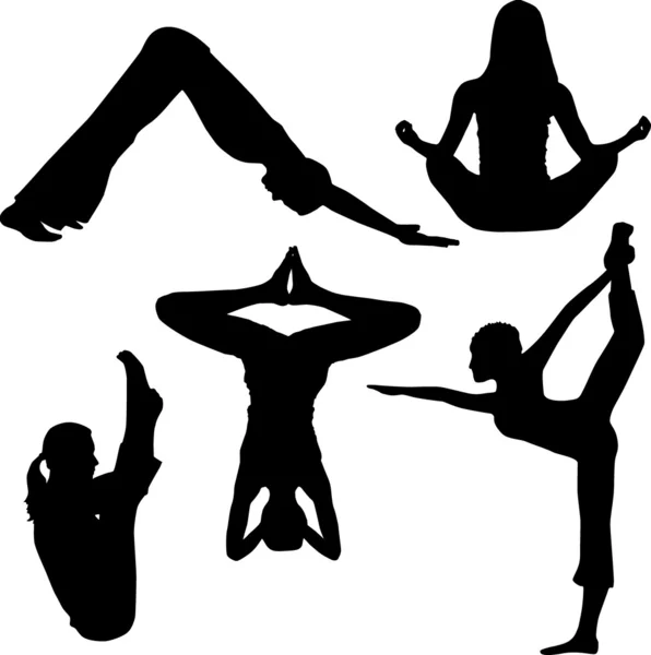 Yoga — Archivo Imágenes Vectoriales
