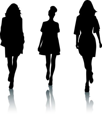 moda kız Silhouettes