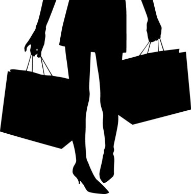 Shopping mania clipart