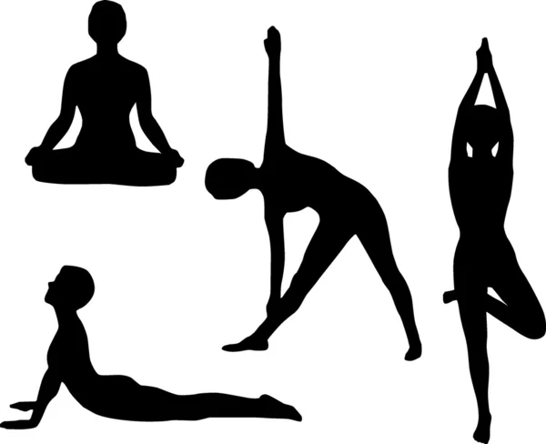 Yoga — Stok Vektör