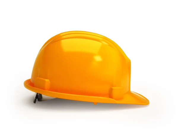 Orange construction helmet — Stock Photo, Image