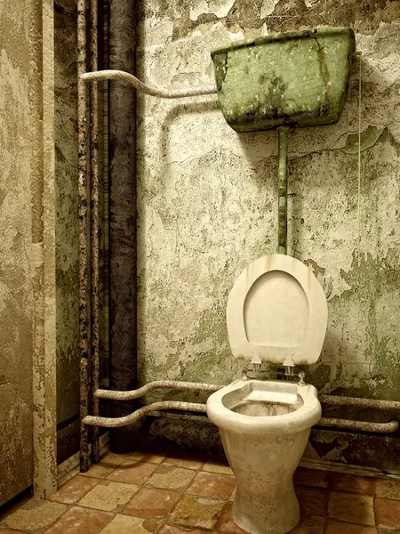 Servizi igienici sporchi — Foto Stock