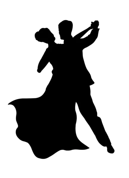 Танцующая пара — стоковое фото