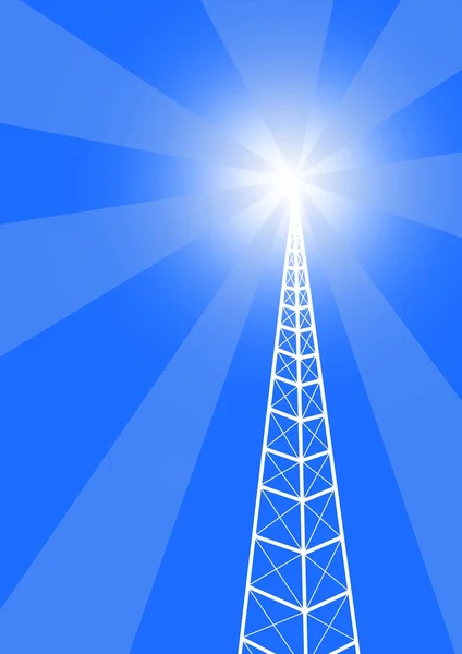 Broadcast tower — Stock Photo, Image