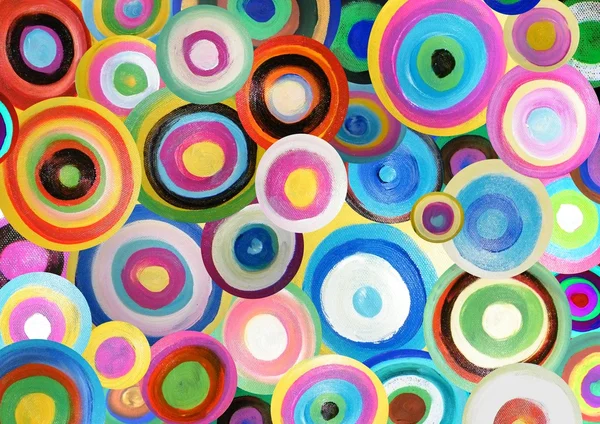 stock image Painted circles
