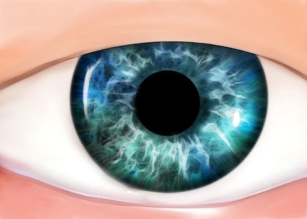 Мультяшный глаз — стоковое фото