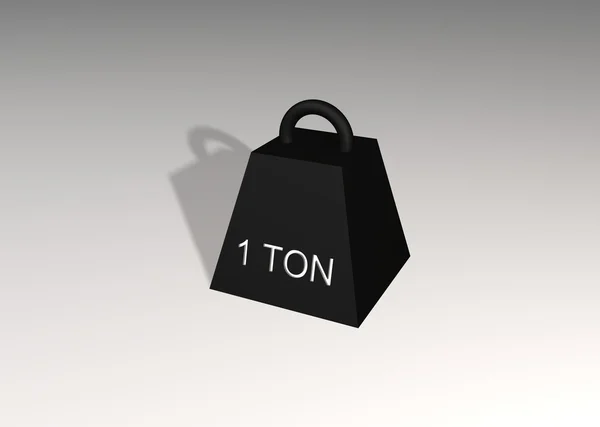 One ton — Stock Photo, Image