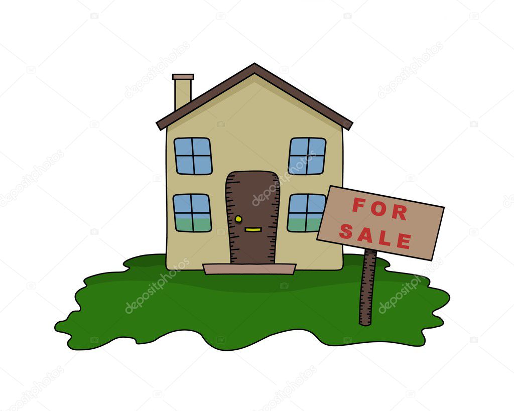 House for sale Stock Illustration by ©darrenw #3272642