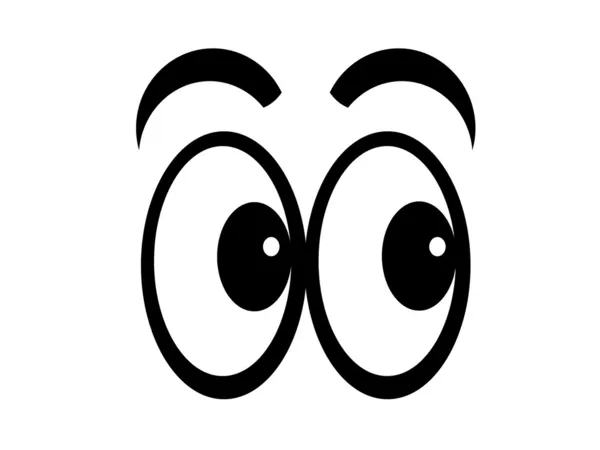 Ojos de dibujos animados Fotos de stock libres de derechos
