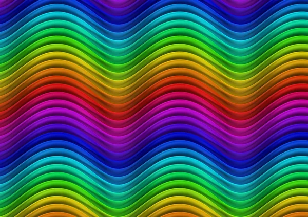스펙트럼 파도 — 스톡 사진