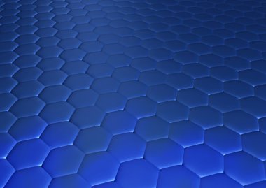 Hexagonal floor clipart