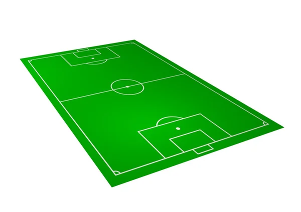 Perspective football field — Stock Photo, Image