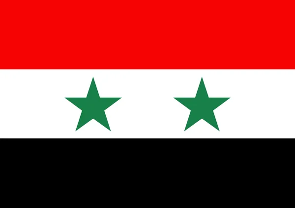 Vlag van Syrië — Stockfoto