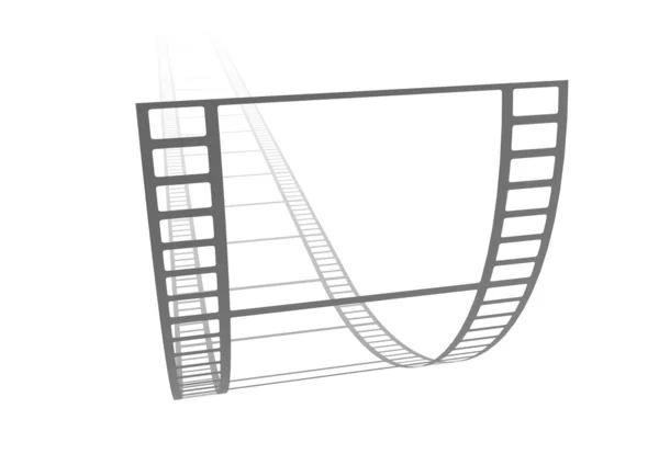 Curled Film — Stock Photo, Image
