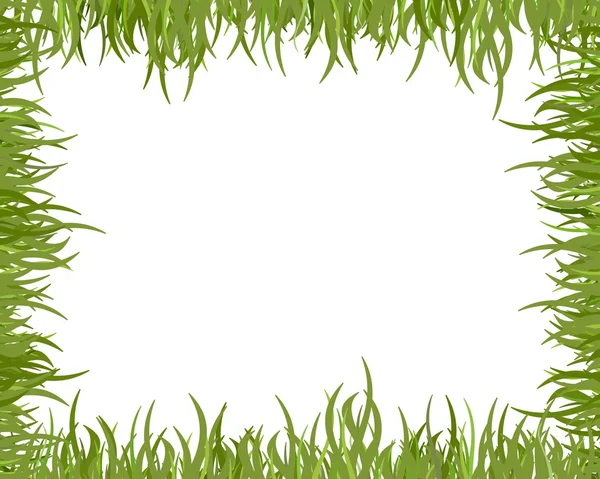 Vilda gräs ram — Stockfoto