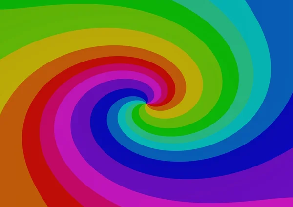 抽象的な虹をねじる — ストック写真