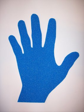 Foam hand clipart