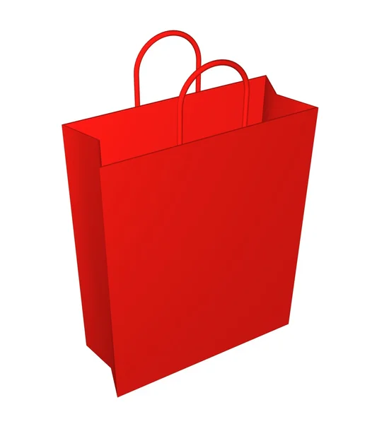 Röd väska — Stockfoto