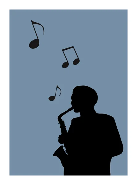 Saxofonista — Fotografia de Stock