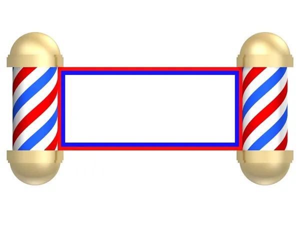 Barbershop scroll — Stock Photo, Image