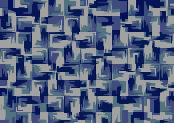 Modrá mozaika — Stock fotografie