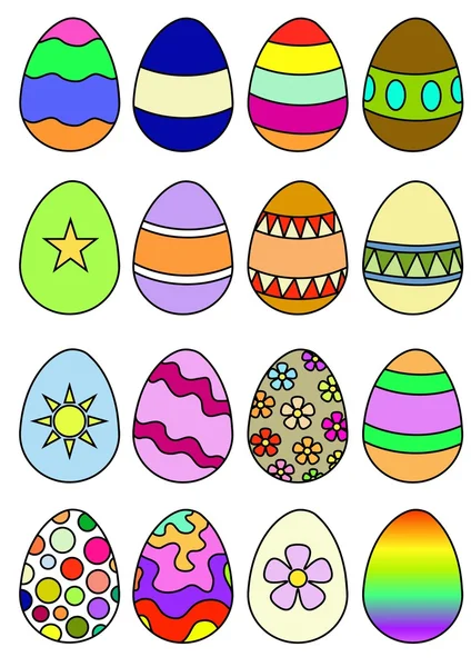 Ovos decorados — Fotografia de Stock