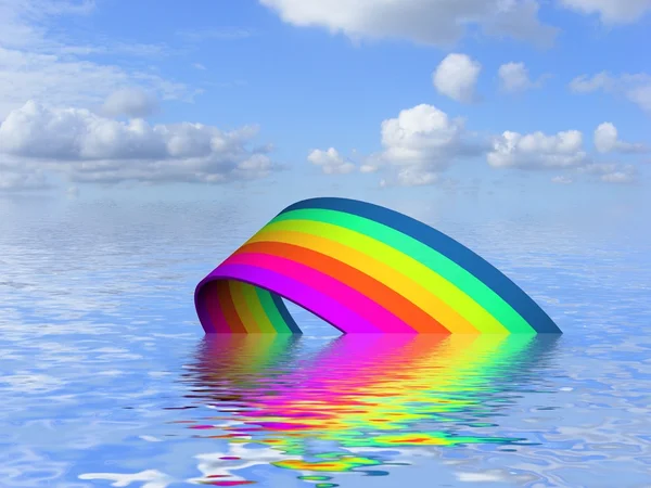 落とされた虹 — ストック写真