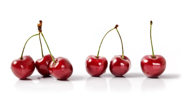Six Cherries — Stock Photo, Image
