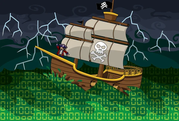 Морський пірат — стоковий вектор