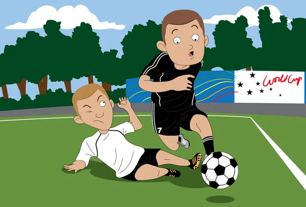 Piłka nożna sztuczki Ilustracja Stockowa