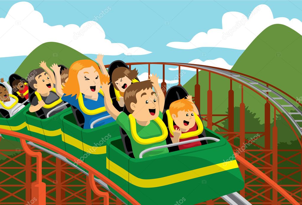 Roller Coaster Stock Vector Image by ©168stock #3153485